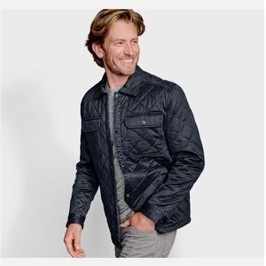 Johnston & Murphy men’s black puffer coat